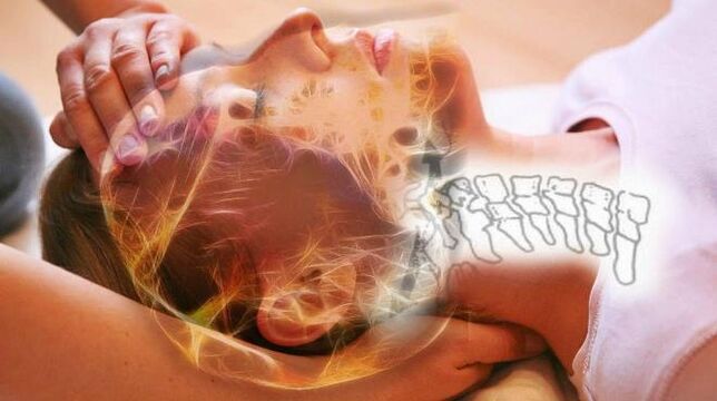 Perubahan degeneratif dalam kepingan vertebral untuk osteochondrosis serviks